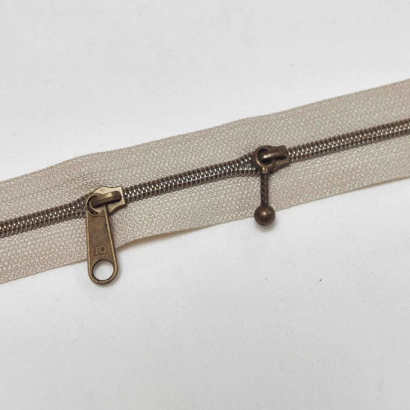Endlos-Reißverschluss metallisiert 4,2 mm