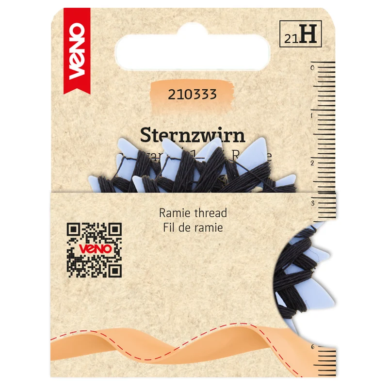 Sternzwirn Ramie – 2 × 20 m
