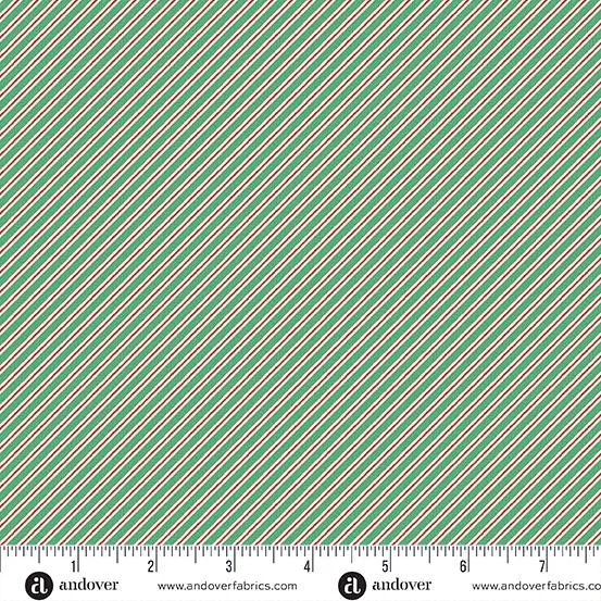 Andover, Nutcracker, Candy Cane Stripe, Green
