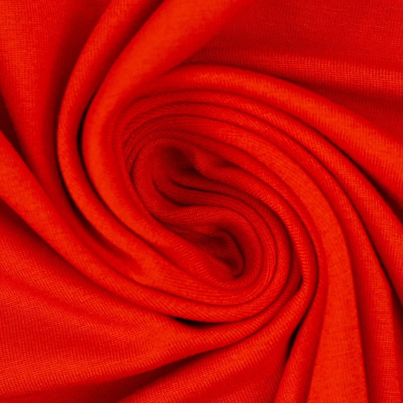 Viskose-Jersey Selina von Swafing Uni blutorange