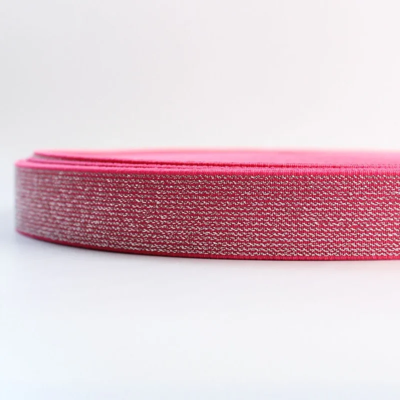 Gummiband mit Glitzer | 25mm