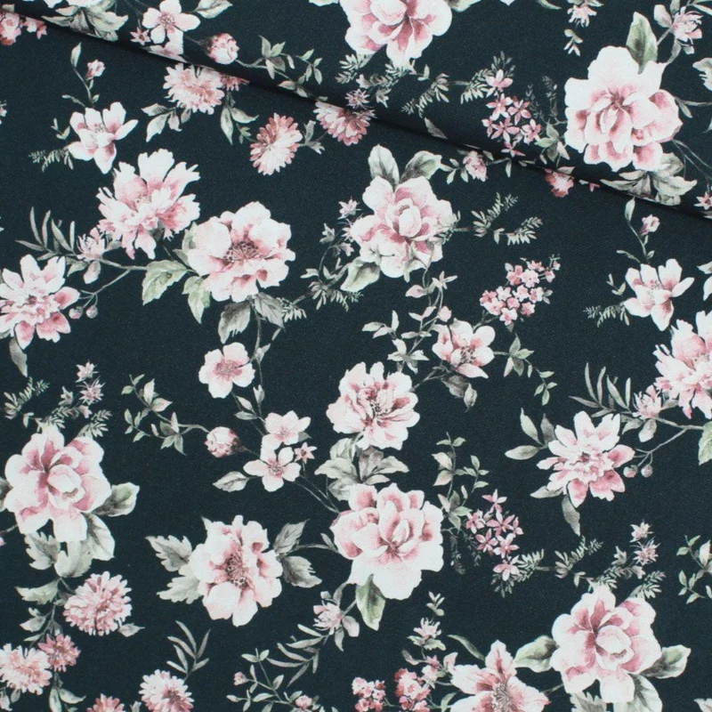 Canvas Rosen | Schwarzgrau