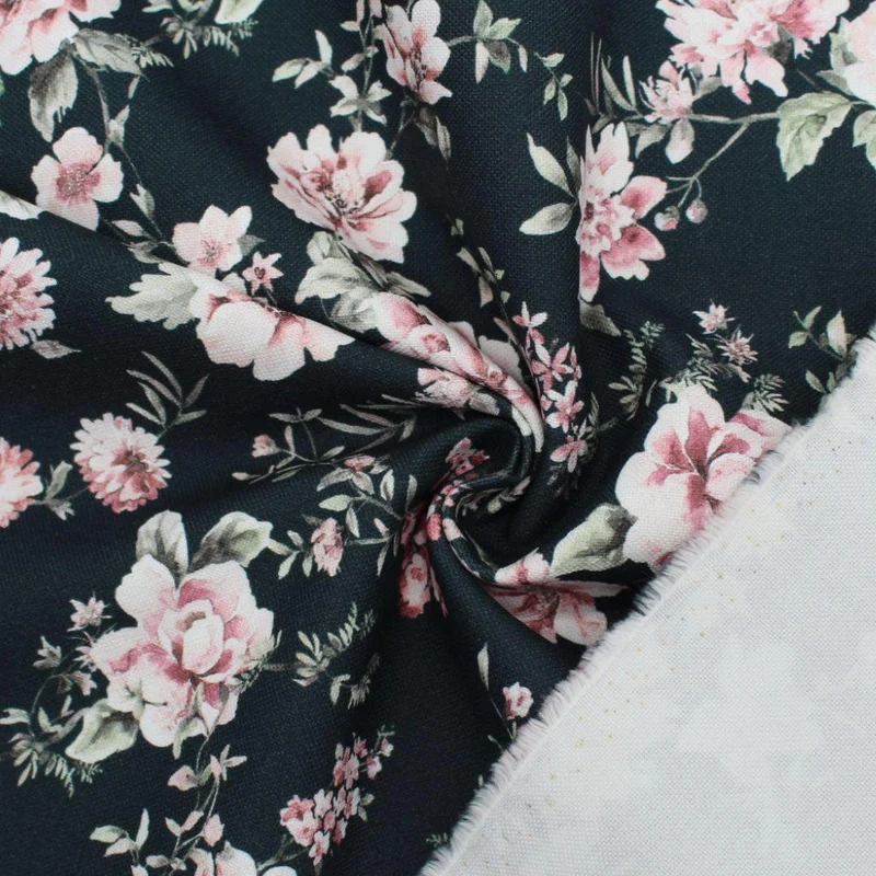 Canvas Rosen | Schwarzgrau