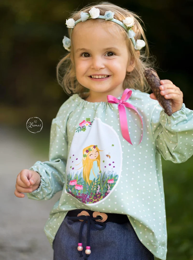Fadenkäfer Schnittmuster "Elo" Bluse Kinder