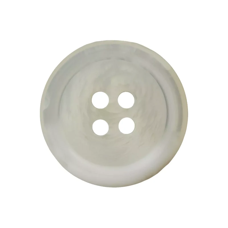 Prym Polyesterknopf 4-Loch mit Rand, 15 und 20 mm