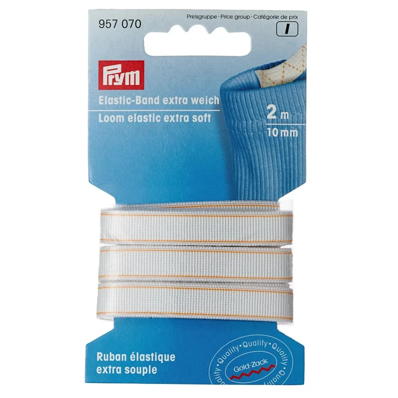 Extraweiches Elastic-Band 2mx10mm | Weiß