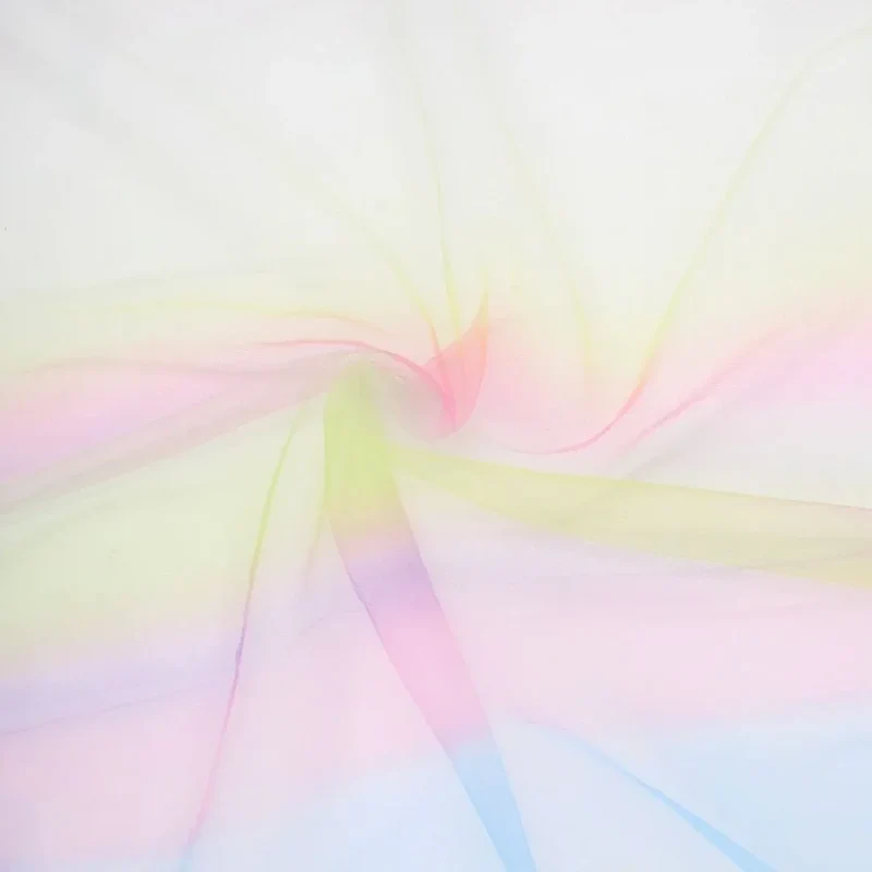 Weicher Tüll Regenbogen