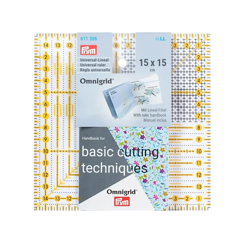 Prym ʹOmnigridʹ Universal-Lineal, 15x15cm