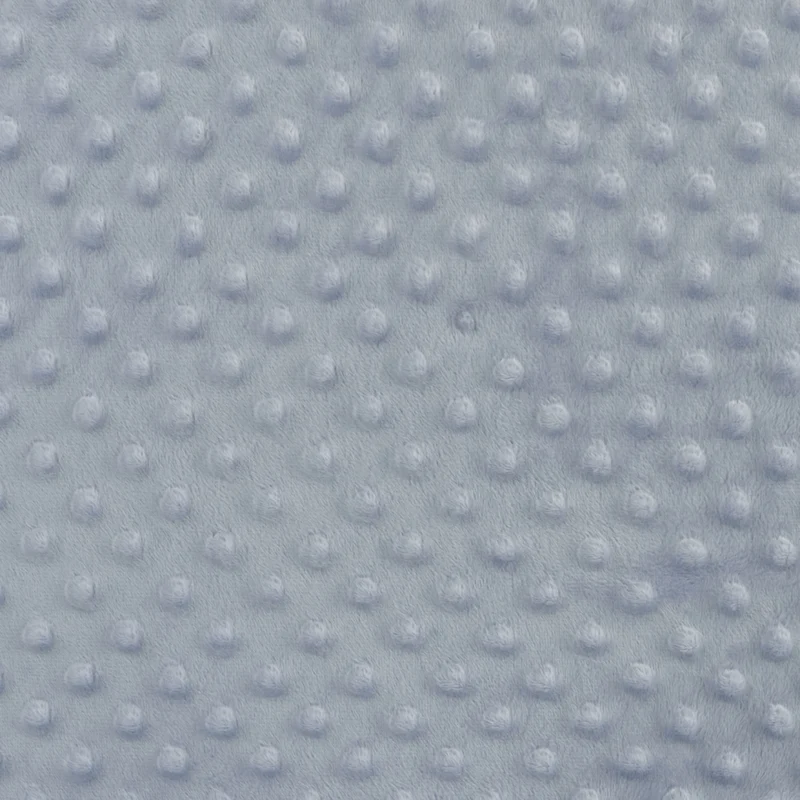 Minky Plüsch Uni dusty blue