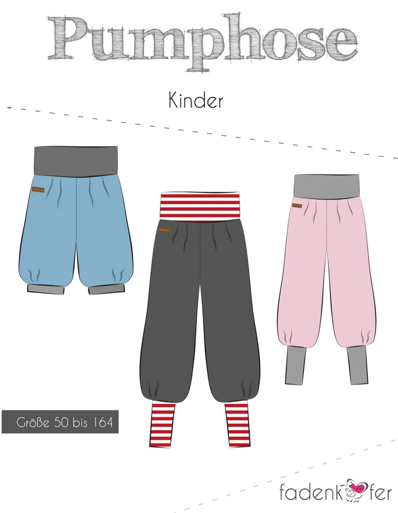 Fadenkäfer Schnittmuster "Pumphose" Kinder