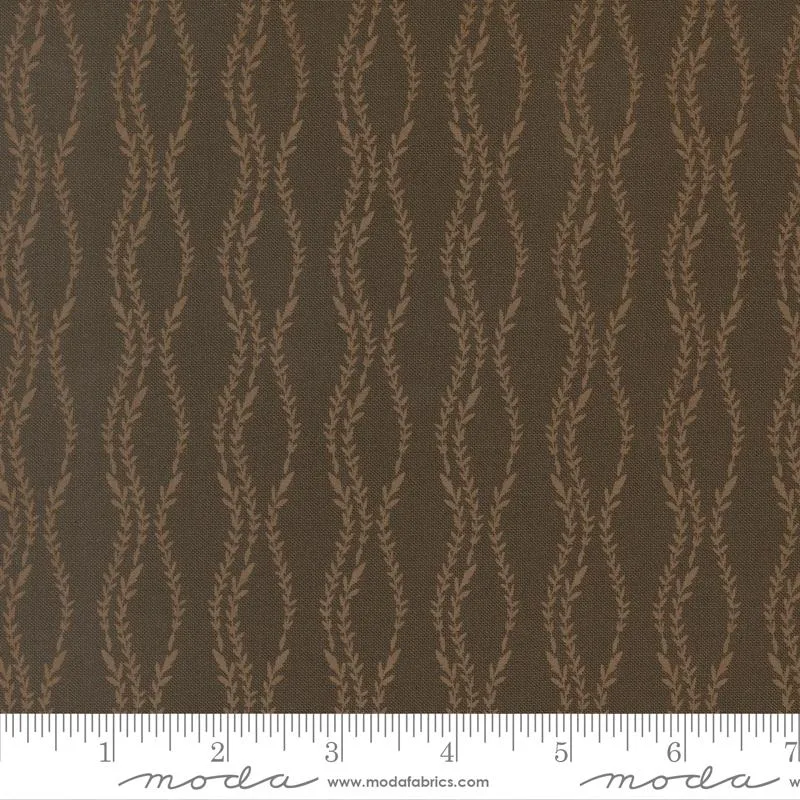 Moda, Fancy That Design House, Windfall, Vine Stripe, Dark Moss Green