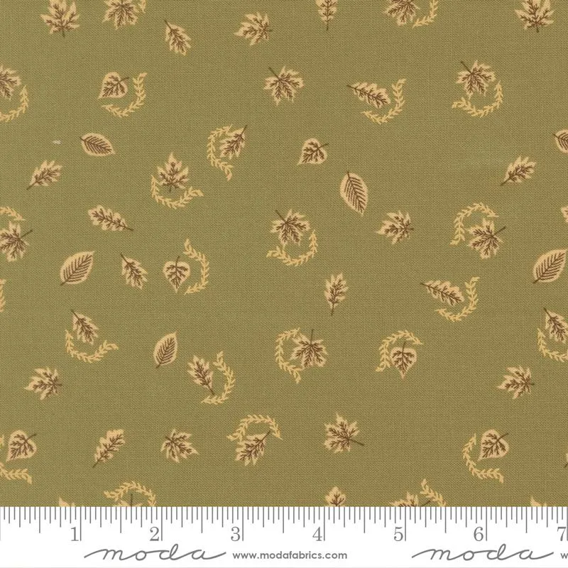 Moda, Fancy That Design House, Windfall, Leaves, Meadow Green