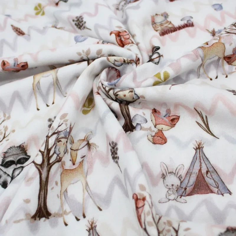 Musselin Stoff | Waldfreunde Boho