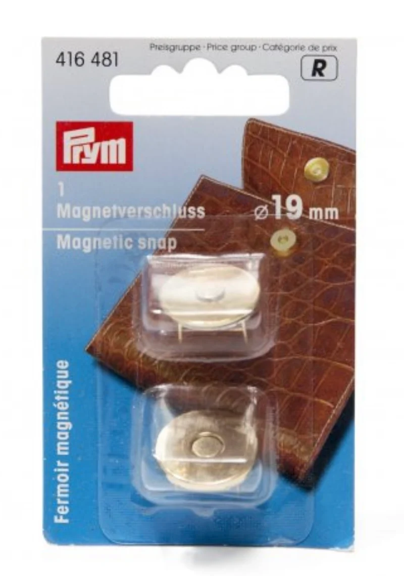 Prym Magnetverschluss goldfarben 19mm