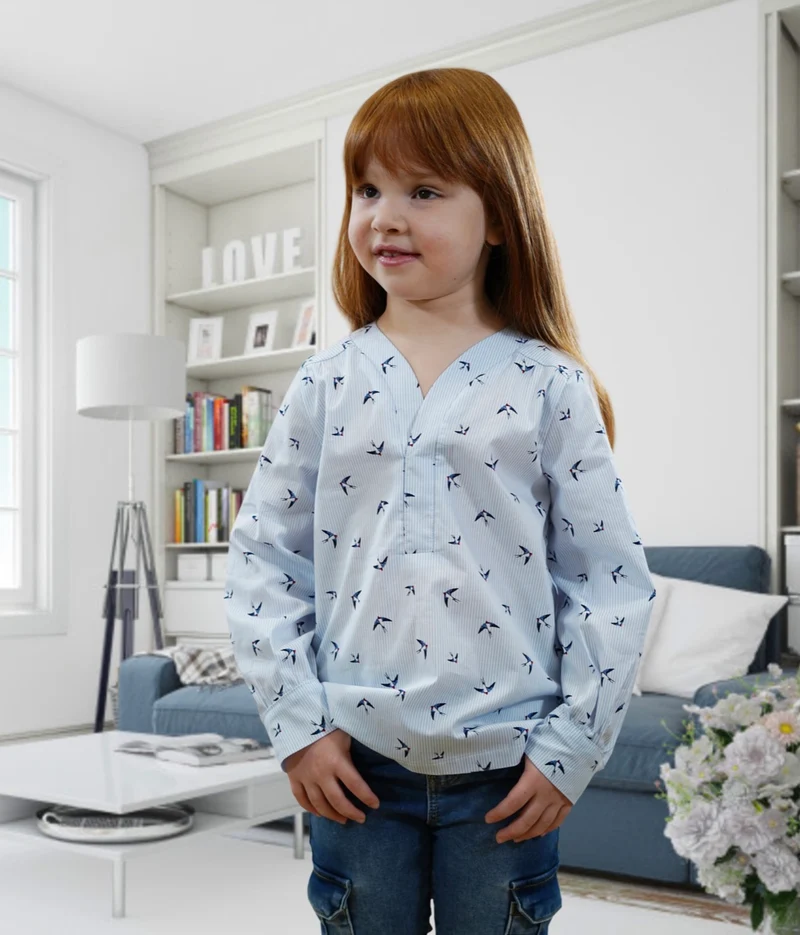 Fadenkäfer Schnittmuster "Cleo" Bluse Kinder