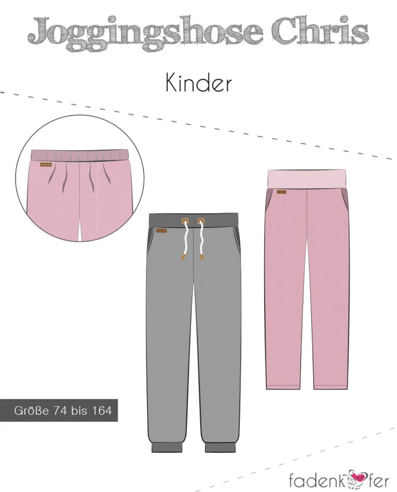 Fadenkäfer Schnittmuster "Chris" Jogginghose Kinder