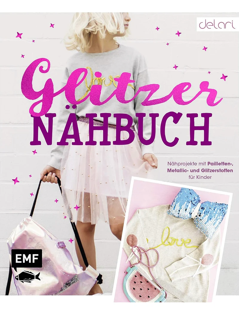 Glitzer Nähbuch von delari