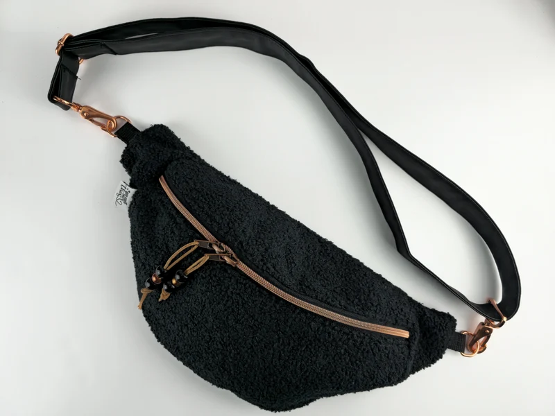 Dekostoff Boucle Kodiak Swafing schwarz