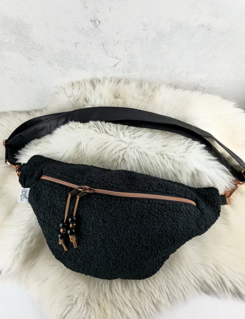 Dekostoff Boucle Kodiak Swafing schwarz
