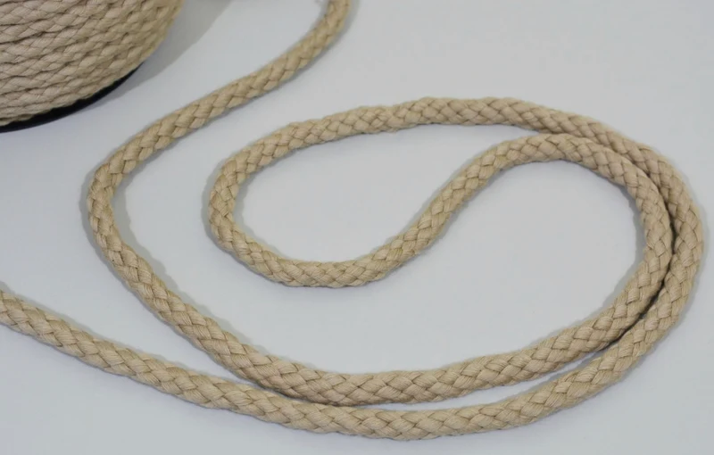 Baumwollkordel Uni 12 mm creme