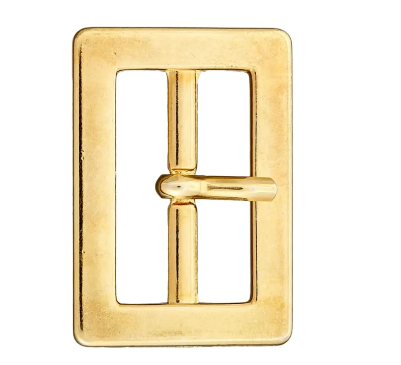 Metallschließe Gürtelschnalle 40 mm gold
