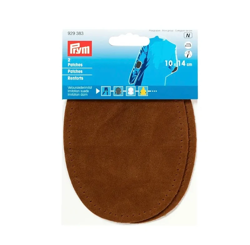 Prym 2 Patches Velourslederimitat 10 x 14 cm camelfarben