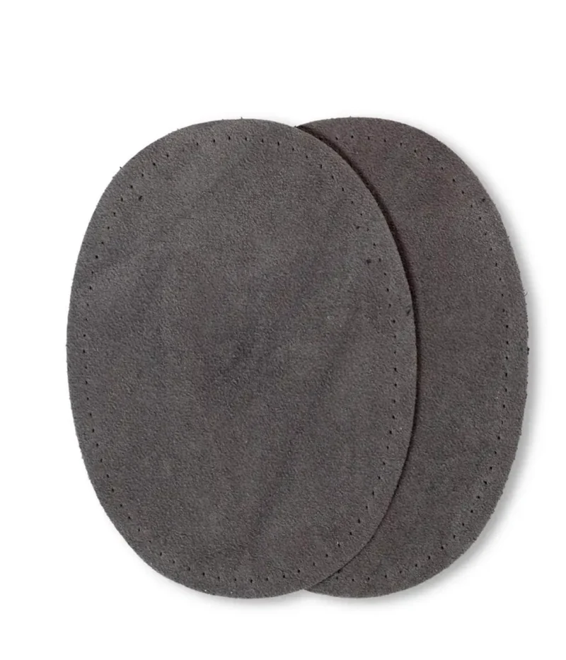 Prym 2 Patches Velourslederimitat 10 x 14 cm grau