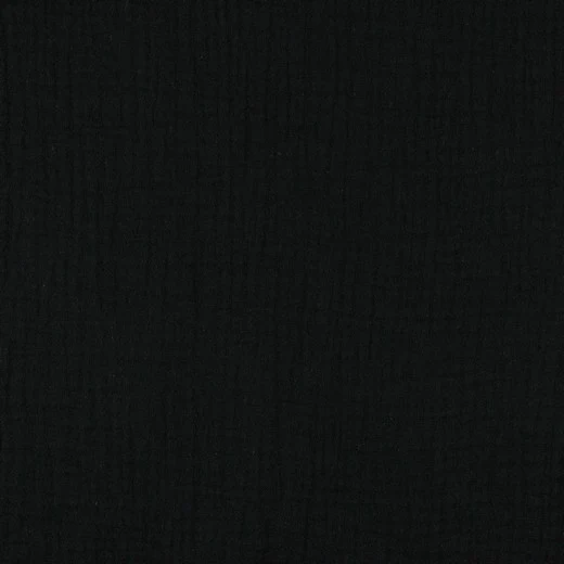 Musselin Uni schwarz