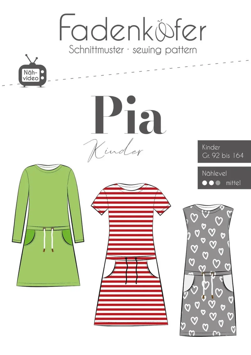 Mädchenkleid Schnittmuster