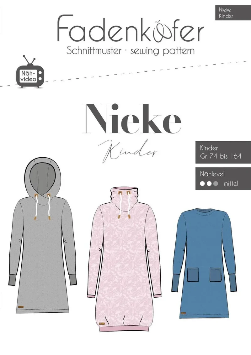 Schnittmuster Kleid Nieke Kinder