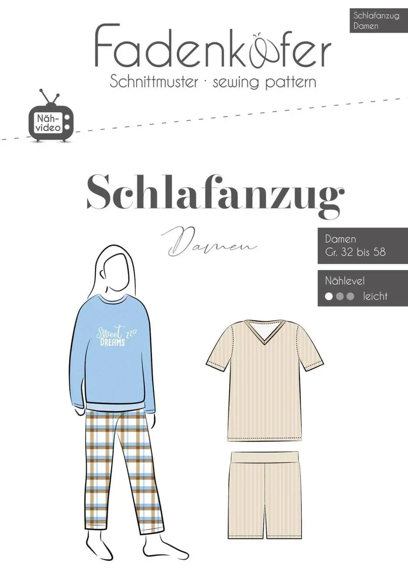 Schlafanzug Damen | Schnittmuster