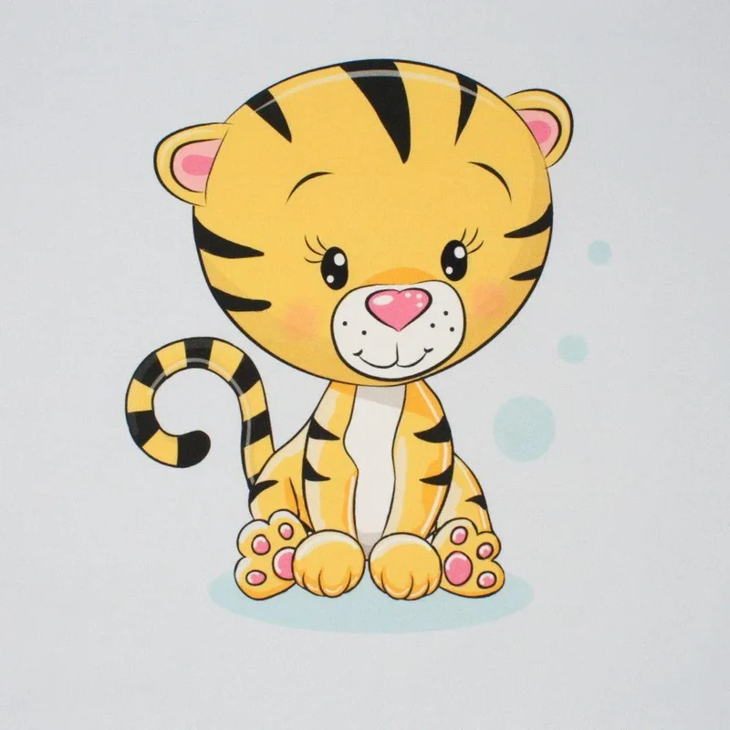 Baumwollpanel Tiger | 38x38 cm