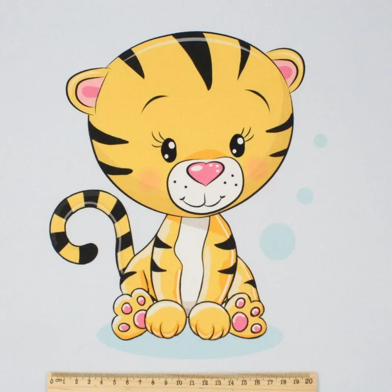 Baumwollpanel Tiger | 38x38 cm