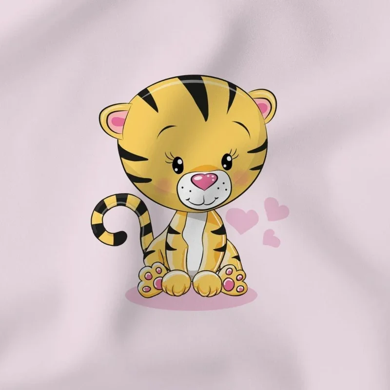 Baumwollpanel Tiger | 38x38 cm