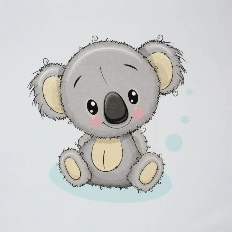 Baumwollpanel Koala | 38x38 cm
