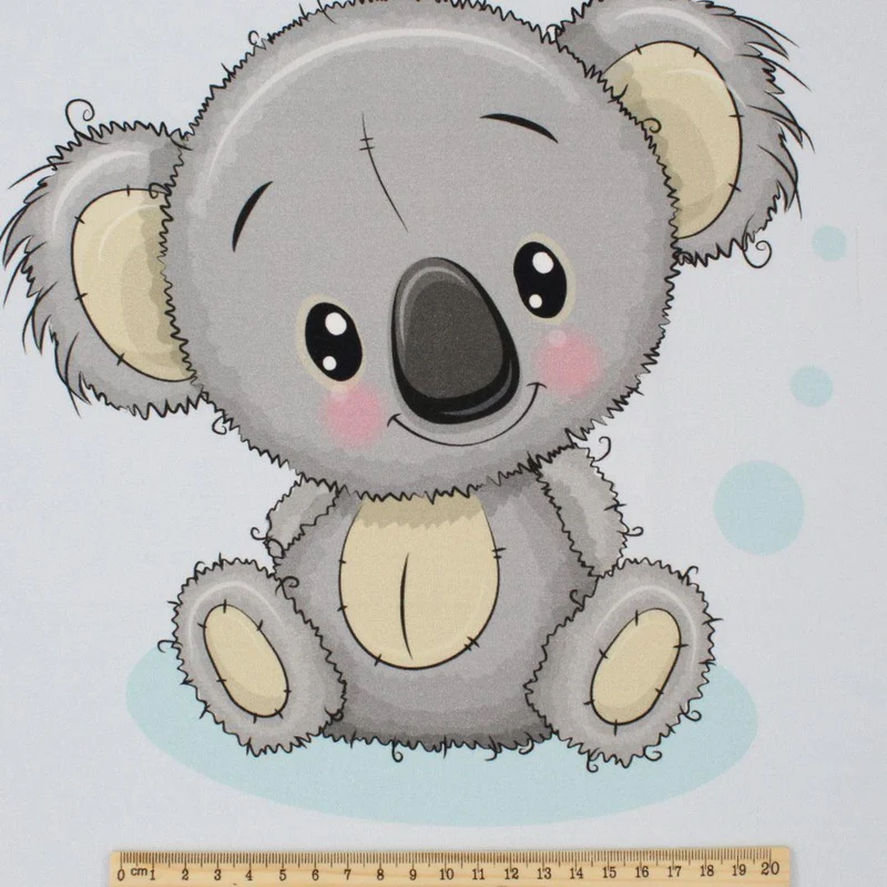Baumwollpanel Koala | 38x38 cm