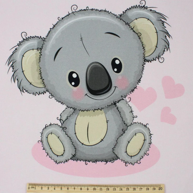 Baumwollpanel Koala | 38x38 cm