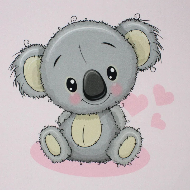 Baumwollpanel Koala | 38x38 cm
