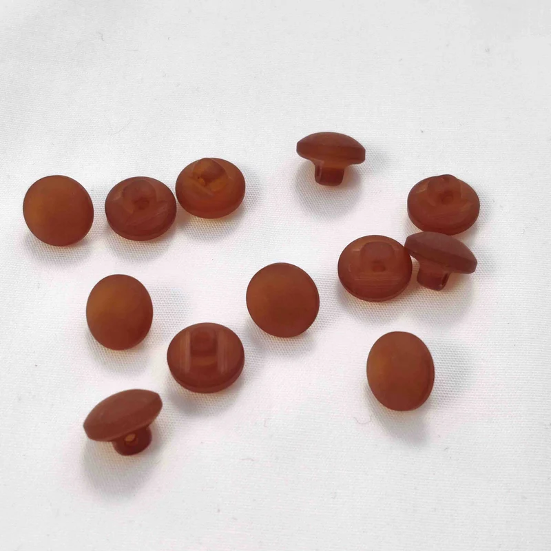 Polyesterknopf mit Öse, 10 mm