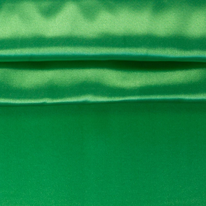 Polyester Satin grün