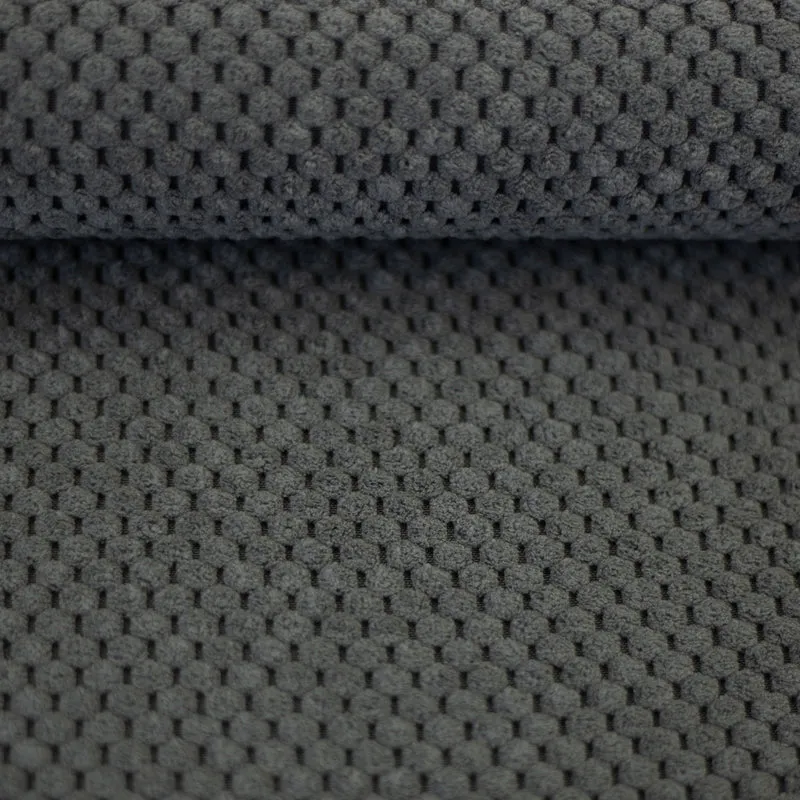 Deko Velour Samt Parma Swafing grau