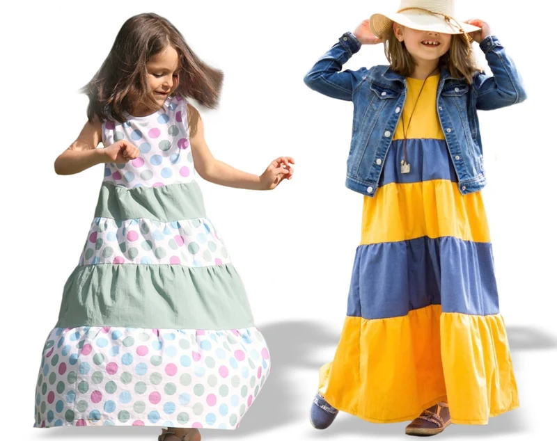 Fadenkäfer Schnittmuster "Fiona" Kleid Kinder