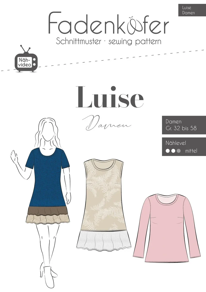 Schnittmuster Kleid Luise | Damen