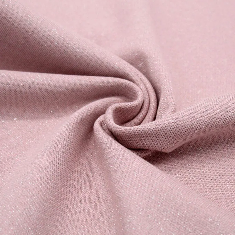 Bündchenstoff Glitzer