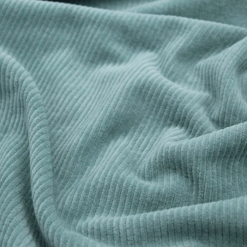 Weicher Cord Jersey mit Breiten Rippen