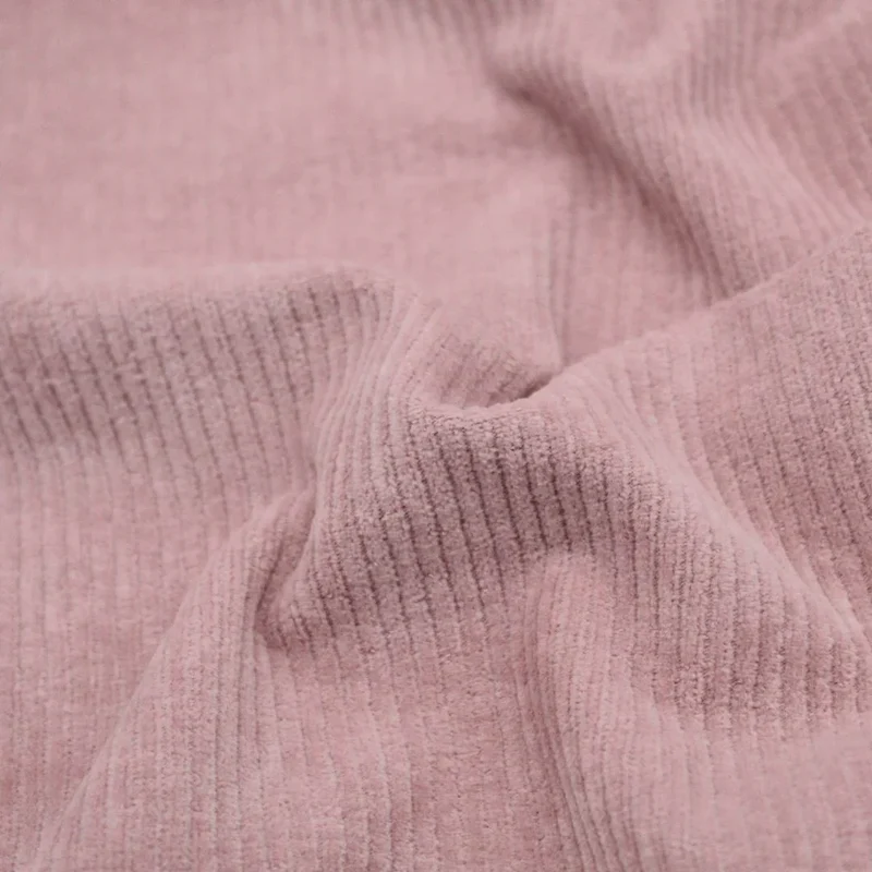 Weicher Cord Jersey mit Breiten Rippen