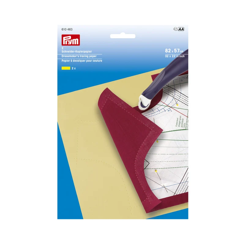 Schneider-Kopierpapier, 2 Bögen gelb