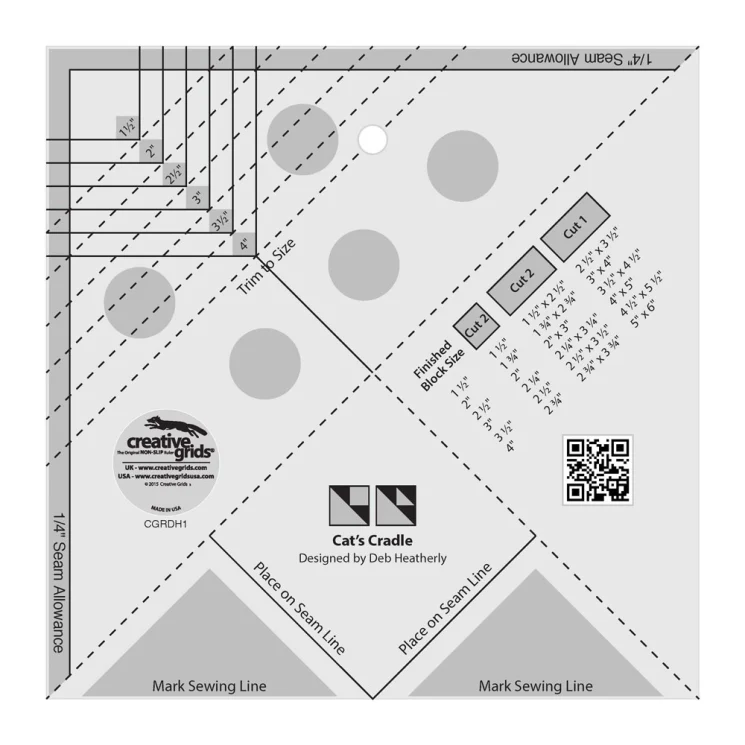 Creative Grids Cat's Cradle Tool 7in x 7in