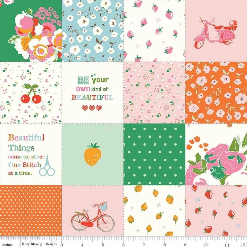 Minki Kim, Cotton Nook, Patchwork, Green