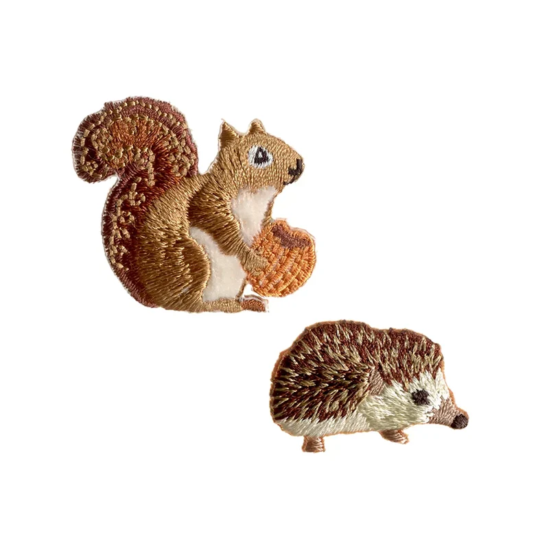Prym Bügelbilder Igel & Eichhörnchen – 2er Pack